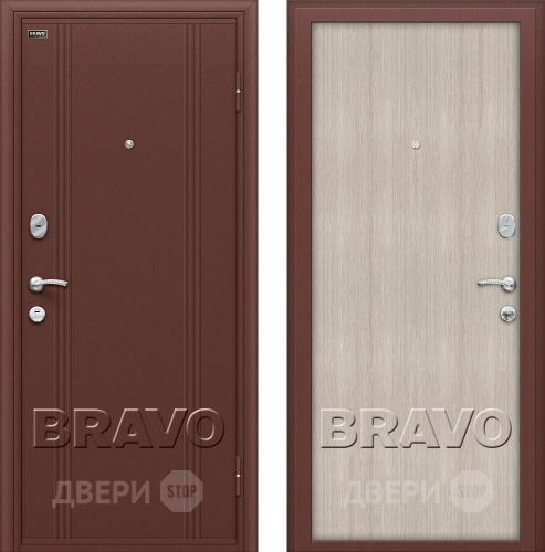 Входная металлическая Дверь Bravo Оптим Door Out 201 Капучино в Дзержинском