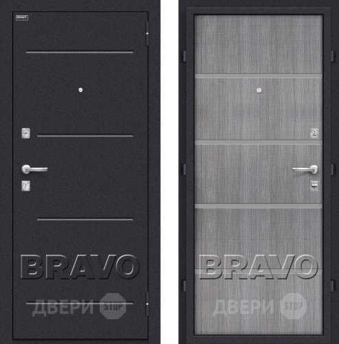 Дверь Bravo Оптим Лайн Грей в Дзержинском