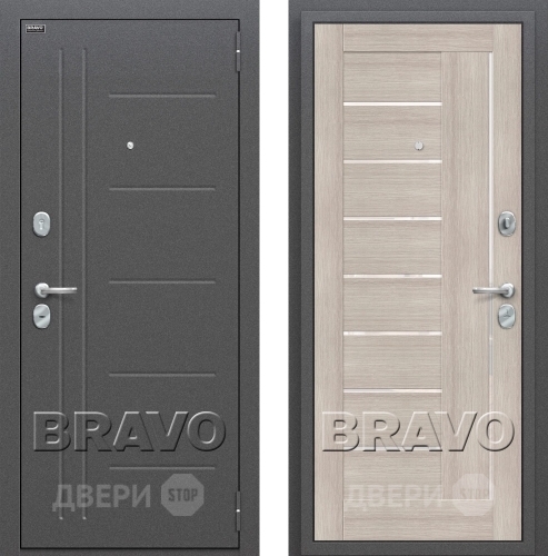 Входная металлическая Дверь Bravo Оптим Проф Капучино в Дзержинском