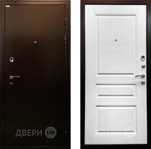 Входная металлическая Дверь Ратибор Статус 3К Белый Ясень в Дзержинском