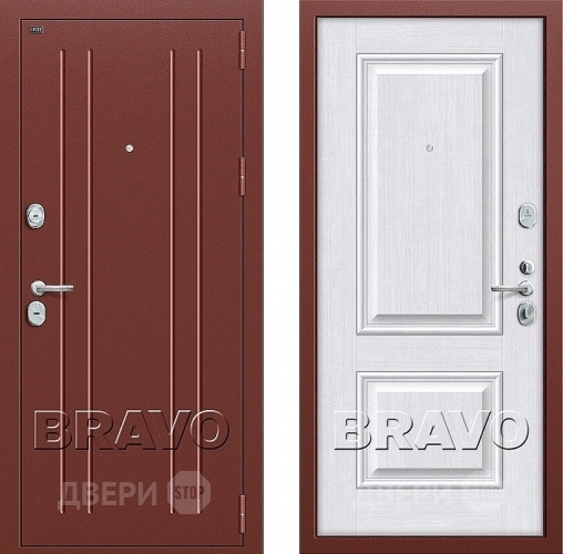 Входная металлическая Дверь Groff Т2-232 Milk Oak в Дзержинском