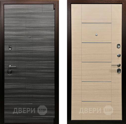 Входная металлическая Дверь Ратибор Омега 3К Акация поперечная в Дзержинском