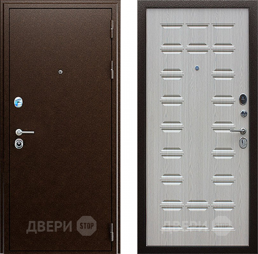 Входная металлическая Дверь АСД Спартак Белёный дуб в Дзержинском