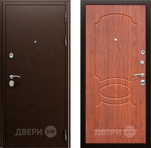 Входная металлическая Дверь АСД Грация Орех темный в Дзержинском