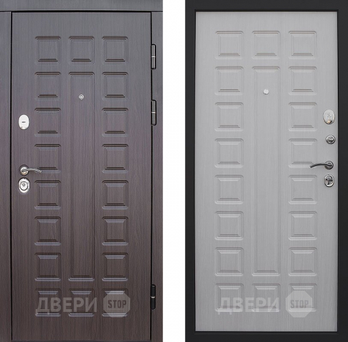 Входная металлическая Дверь Снедо S01 2К Белая Лиственница  в Дзержинском