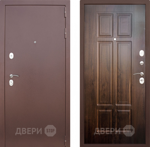 Входная металлическая Дверь Снедо Т30 3К Vinorit Грецкий орех в Дзержинском