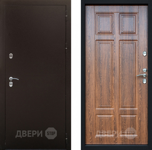 Входная металлическая Дверь Сибирь Термо Дуб филадельфия коньяк в Дзержинском