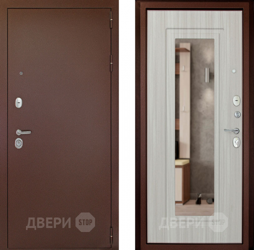 Дверь (Дверной Континент) Гарант - 1 Зеркало Сандал белый в Дзержинском