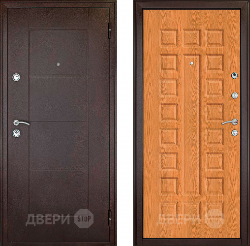 Входная металлическая Дверь Форпост Квадро Дуб золотой в Дзержинском