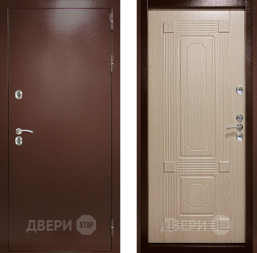 Входная металлическая Дверь (Дверной Континент) Термаль Ультра Беленый дуб в Дзержинском