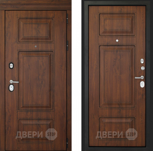 Входная металлическая Дверь (Дверной Континент) Порта Темный орех в Дзержинском