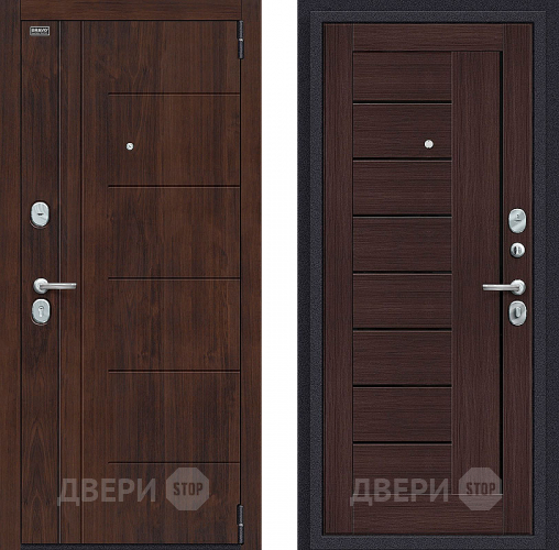 Входная металлическая Дверь Bravo Оптим Модерн Wenge Veralinga в Дзержинском
