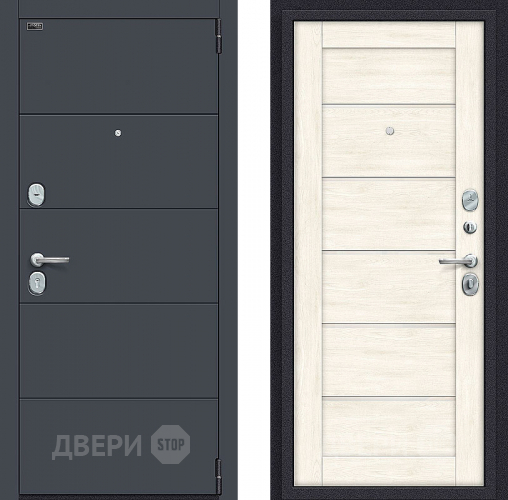 Входная металлическая Дверь Bravo Порта S-3 4/Л22 Nordic Oak в Дзержинском