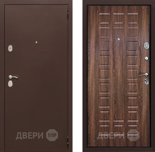Входная металлическая Дверь Престиж 100 Дуб коньячный в Дзержинском