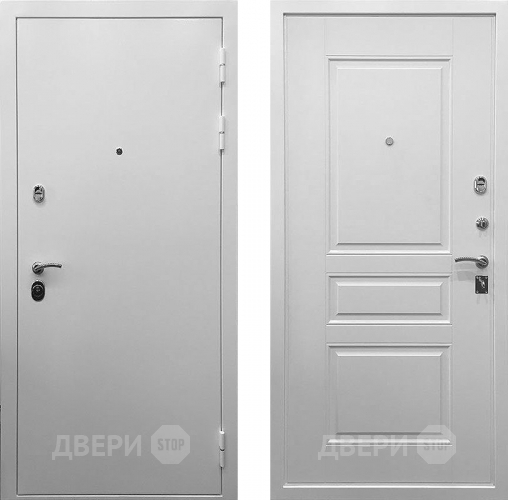 Дверь Ратибор Бланко 3К Белый матовый в Дзержинском