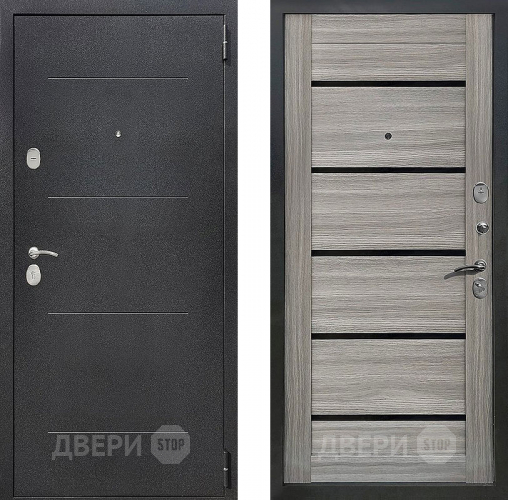 Входная металлическая Дверь Престиж Люкс Дуб дымчатый в Дзержинском