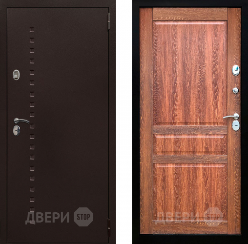 Входная металлическая Дверь Престиж Термо Классик Дуб коньяк в Дзержинском