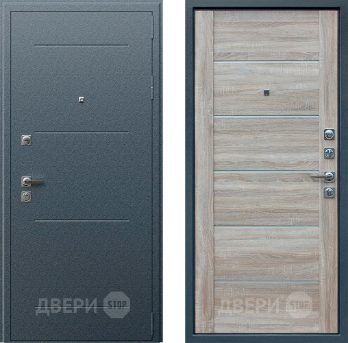 Входная металлическая Дверь АСД Техно XN 99 Дуб сонома светлый в Дзержинском
