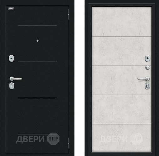 Входная металлическая Дверь Bravo Граффити-1 Букле черное/Look Art в Дзержинском