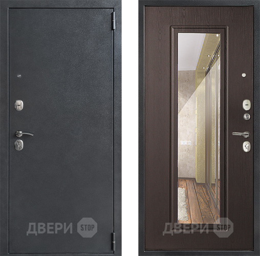 Дверь Дверной Континент ДК-70 Зеркало Эко Венге в Дзержинском