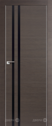 Межкомнатная дверь ProfilDoors 19Z грей (черный глянец) в Дзержинском