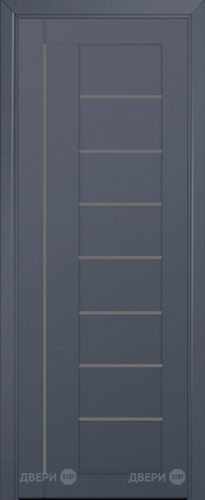 Межкомнатная дверь ProfilDoors 17U антрацит (графит) в Дзержинском