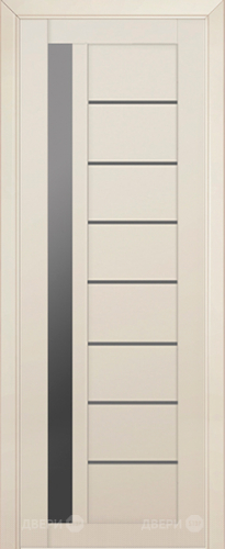 Межкомнатная дверь ProfilDoors 37U магнолия сатинат (графит) в Дзержинском