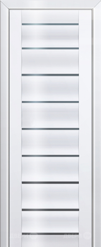 Межкомнатная дверь ProfilDoors 76L белый люкс (графит) в Дзержинском