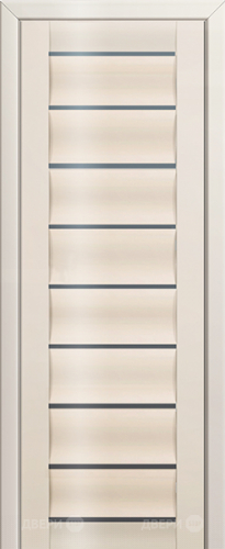 Межкомнатная дверь ProfilDoors 76L магнолия люкс (графит) в Дзержинском