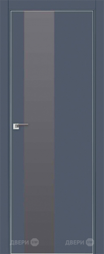 Межкомнатная дверь ProfilDoors 5E Антрацит (серебряный лак) в Дзержинском