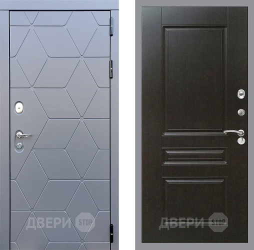 Входная металлическая Дверь Стоп КОСМО ФЛ-243 Венге в Дзержинском