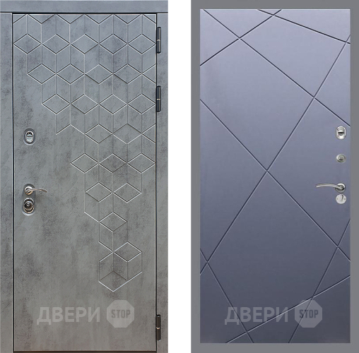 Дверь Стоп БЕТОН ФЛ-291 Силк титан в Дзержинском