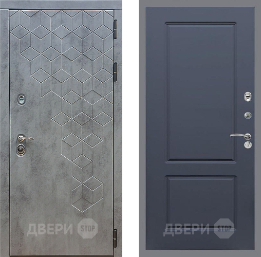 Дверь Стоп БЕТОН ФЛ-117 Силк титан в Дзержинском