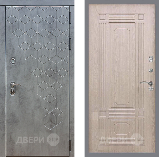Дверь Стоп БЕТОН ФЛ-2 Беленый дуб в Дзержинском
