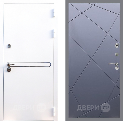 Входная металлическая Дверь Стоп Лайн Вайт ФЛ-291 Силк титан в Дзержинском
