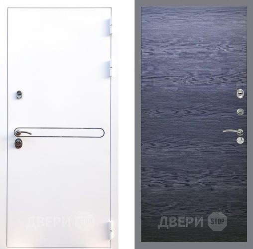 Дверь Стоп Лайн Вайт Гладкая Дуб тангенальный черный в Дзержинском