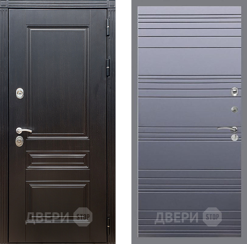 Дверь Стоп МЕГАПОЛИС Лайн Силк титан в Дзержинском