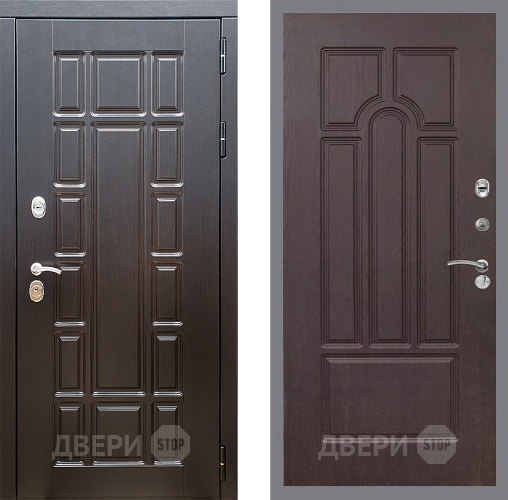 Входная металлическая Дверь Стоп НЬЮ ЙОРК ФЛ-58 Венге в Дзержинском