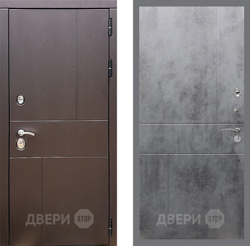 Дверь Стоп УРБАН ФЛ-290 Бетон темный в Дзержинском