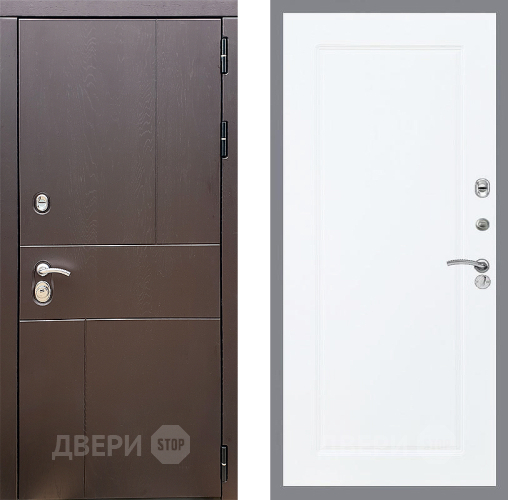 Входная металлическая Дверь Стоп УРБАН ФЛ-119 Силк Сноу в Дзержинском