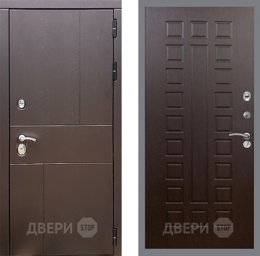 Входная металлическая Дверь Стоп УРБАН ФЛ-183 Венге в Дзержинском