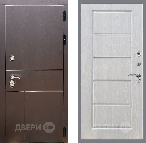 Входная металлическая Дверь Стоп УРБАН ФЛ-39 Лиственница беж в Дзержинском