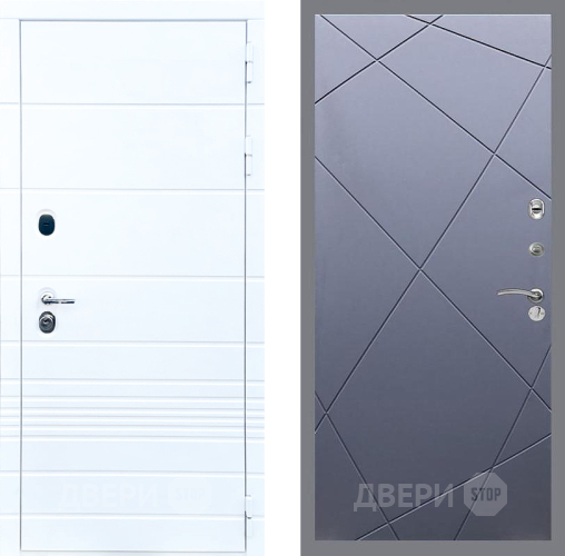 Дверь Стоп ТРЕНДО ФЛ-291 Силк титан в Дзержинском