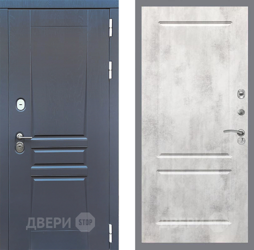 Дверь Стоп ПЛАТИНУМ ФЛ-117 Бетон светлый в Дзержинском