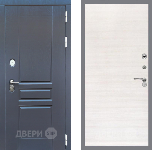 Входная металлическая Дверь Стоп ПЛАТИНУМ Гладкая Акация светлая в Дзержинском