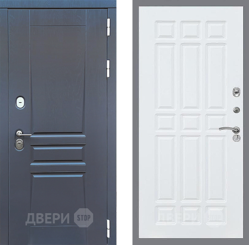 Входная металлическая Дверь Стоп ПЛАТИНУМ ФЛ-33 Силк Сноу в Дзержинском