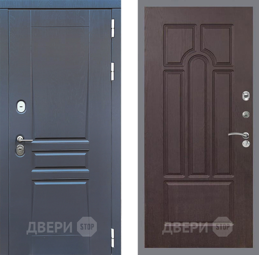 Входная металлическая Дверь Стоп ПЛАТИНУМ ФЛ-58 Венге в Дзержинском