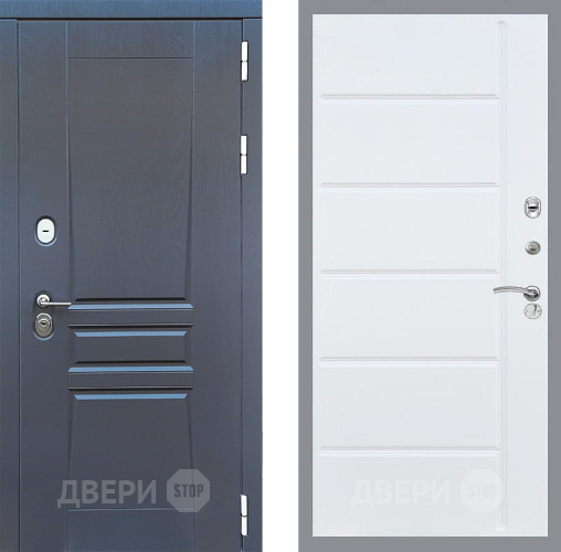 Входная металлическая Дверь Стоп ПЛАТИНУМ ФЛ-102 Белый ясень в Дзержинском