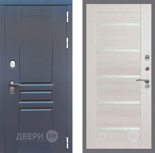 Входная металлическая Дверь Стоп ПЛАТИНУМ СБ-14 Лиственница беж в Дзержинском