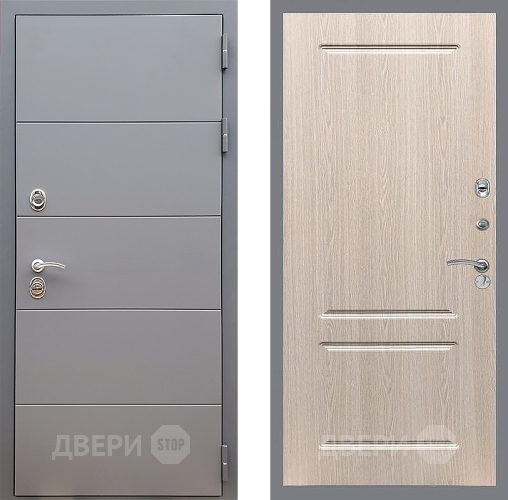 Дверь Стоп АРТ ГРАФИТ ФЛ-117 Беленый дуб в Дзержинском